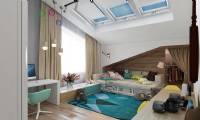 Attic Cute Teenage Bedroom Design modern style for boys or girls