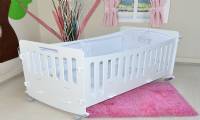 Baby Cradle Vintage Wooden Baby Rocking Cradle