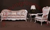 Classic Sofa design for living room woven fabrics