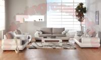 Combine Modern Style white sofa set