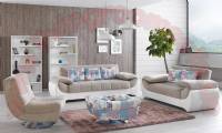 elegant modern living room design white and gray sofa set