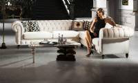 glamour chesterfield corner sofa luxury living room designs
