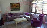 L shaped chesterfield sofa purple velvet