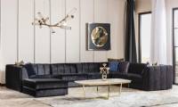 Las Vegas Black Corner Sofa with lounge black corner sofas