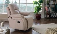 Leather Power recliner contemporary recliners