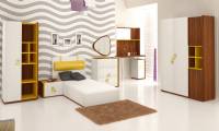 Long Beach Teenage Bedroom Design Modern Style