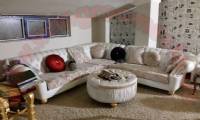 luxury chesterfield style sectional sofa elegant living room design