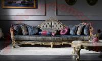 Luxury Classic 4 Seaters Sofa Royal Living Room Design