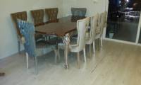 luxury dining room desk and chairs