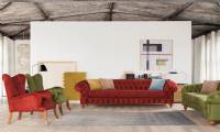 modern chesterfield sofa red green new style luxury chesterfield sofa set