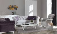 Modern Chesterfield Sofa with armchair New Style Luxury
