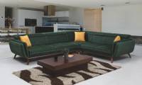 Modern Corner Sofa luxury leather fabric and velvet options