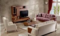 Modern living room with TV units and sofa bed sets small spaces