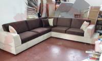 modern sectional sofa white and brown l shaped