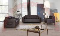 modern sofa bed living room design dark gray