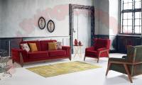 Modern Sofa Set Beautiful Vibrant Colors