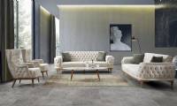 Moderne Wohnlandschaft Ledersofa Modern Chesterfield Sofa Design