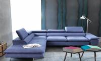 Philadelphia Blue modern corner sofa cool design for living room