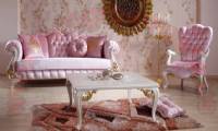 Pink Princess classic sofa set fabulous design for living room
