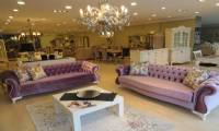 Purple Tulip Chesterfield Sofa Set Velvet Cool design