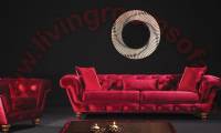 red elegant modern traditional living room sets