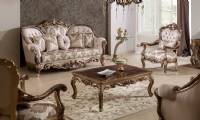 Traditional Victorian Luxury Sofa Loveseat Formal Living Room Furniture Set