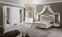 Victoria Luxury modern bedroom furniture white bedroom