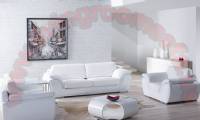 vintage elegant modern sofa set white leather