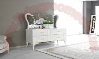 White Lacquer chest of drawers Avant-Garde Bedroom Furniture