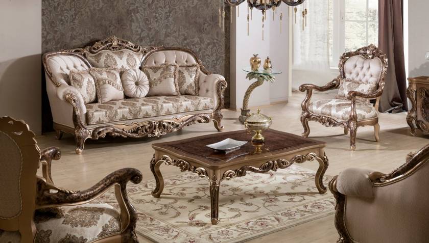 Traditional Victorian Luxury Sofa Loveseat Formal Living Room Furniture Set Traditional Victorian Luxury Sofa Loveseat Formal Living Room Furniture Set