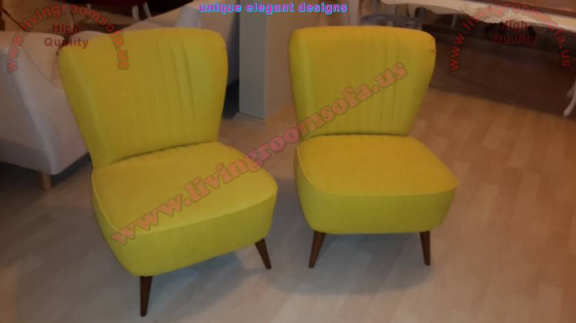 Unique armless couple chairs modern design chairs