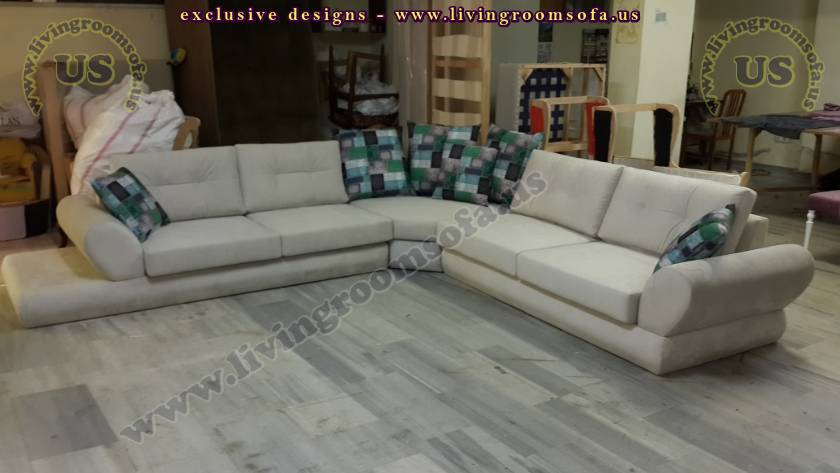 V shaped modern sectional sofa largest design