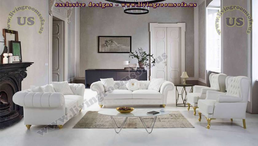 white chesterfield sofa set luxury elegant sofas