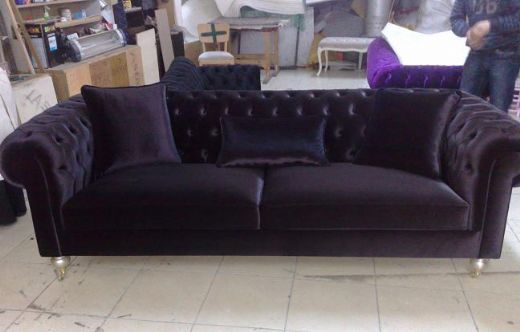 Chesterfield Fabric Sofa Chesterfields for living room