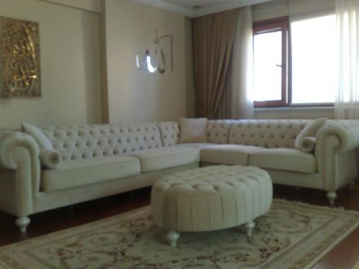 Chesterfield Leather Sofa - Living Room Sofa and Corner Sofa