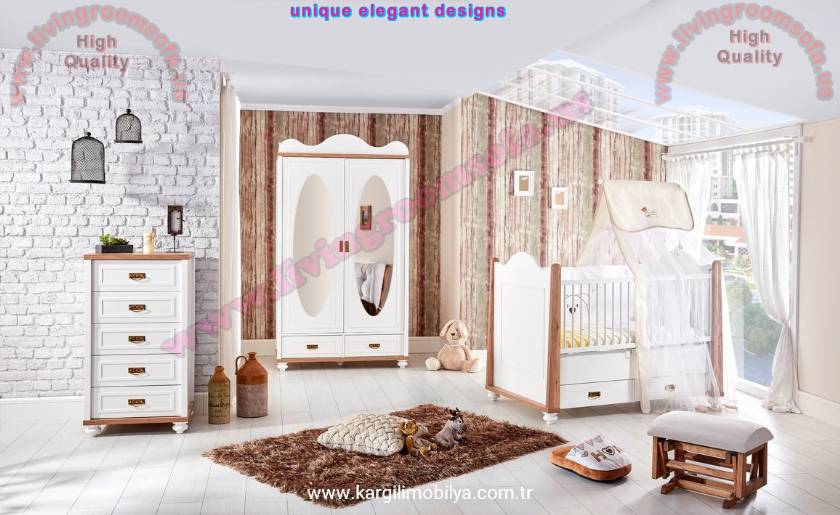 baby boy nursery ideas Wood Baby Room Furniture Design