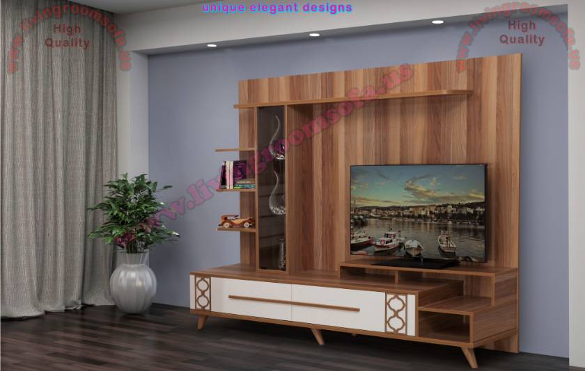 Brown Tv Stand Stylish Design Tv Units