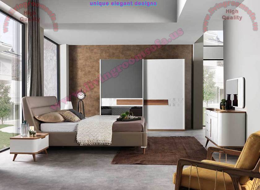 Modern Bedroom Furniture Mirrored Bedroom Furniture