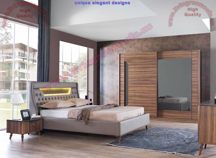 Modern Brown Bedroom Furniture Sets