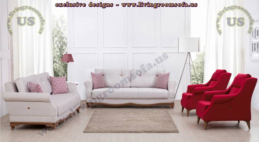 Modern Padded Quilted Sofa Back Padded Spacious Comfortable Livingroom