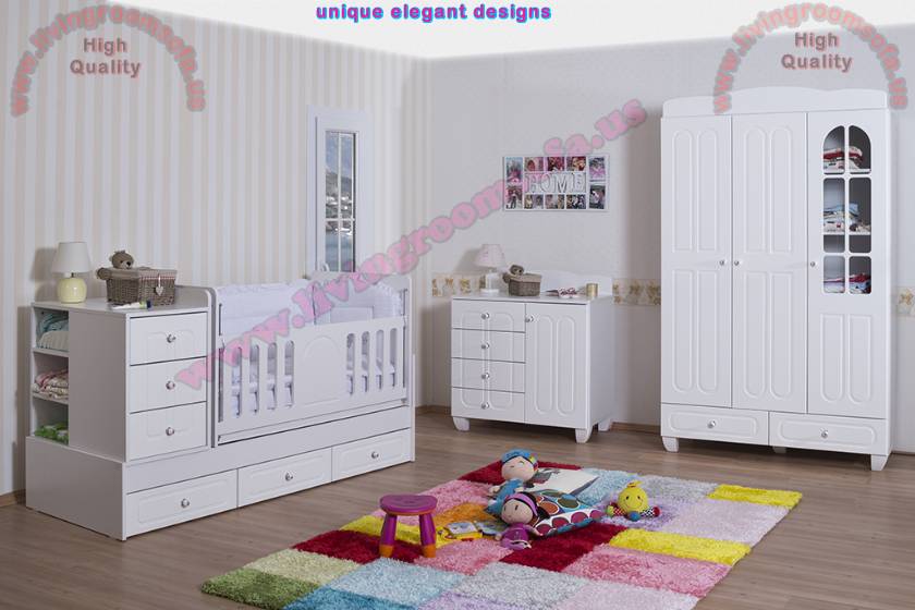 White Nursery Furniture Decor Design Ideas