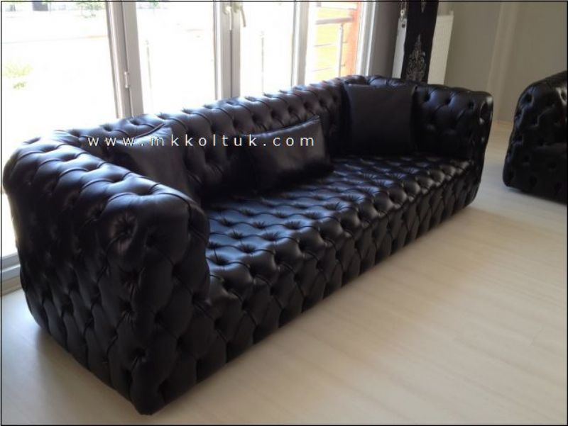 Leather New Style Chesterfield Sofa