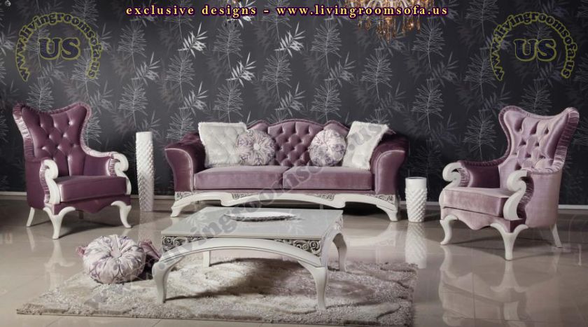 Shiny maroon avantgarde living room sofa sets Shiny maroon avantgarde living room sofa sets