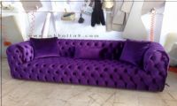 Purple Chesterfield Sofa New Style