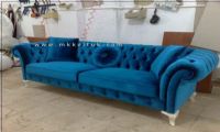 Turquoise American Style Chesterfield