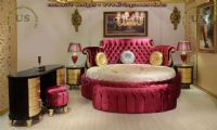 beautiful rounded classic bedroom design