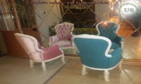 classic design bergere armchairs