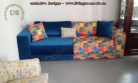 couple modern fabric sofa