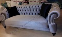 gray elegant velvet sofas modern classical style