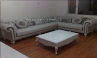grey velvet chesterfield sofa
